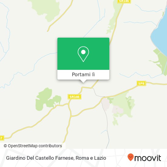 Mappa Giardino Del Castello Farnese