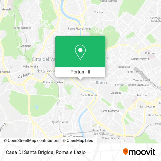 Mappa Casa Di Santa Brigida