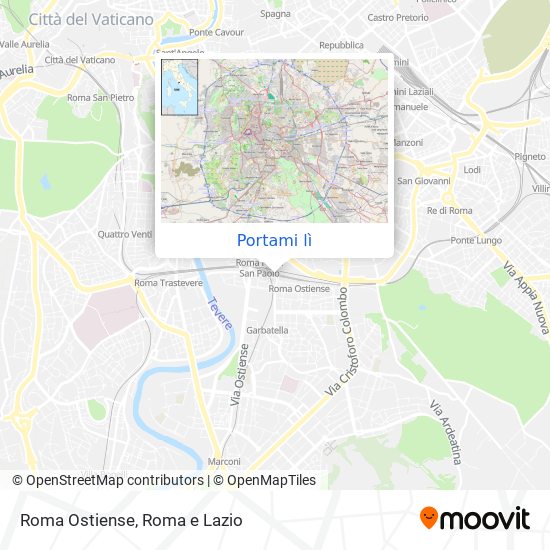 Mappa Roma Ostiense