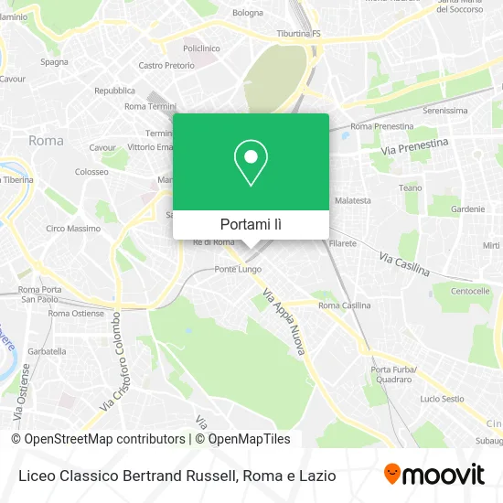 Mappa Liceo Classico Bertrand Russell