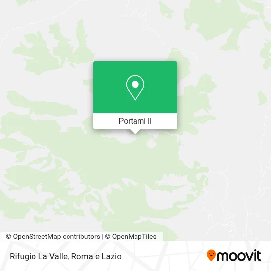 Mappa Rifugio La Valle