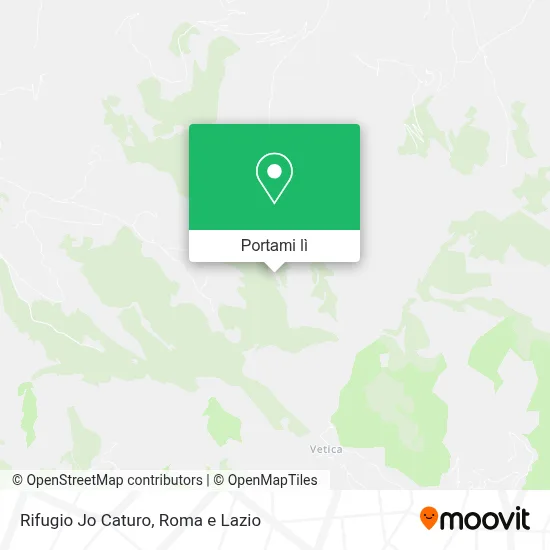 Mappa Rifugio Jo Caturo