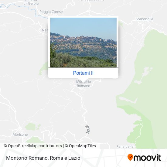 Mappa Montorio Romano