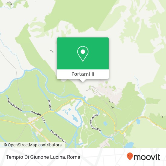 Mappa Tempio Di Giunone Lucina