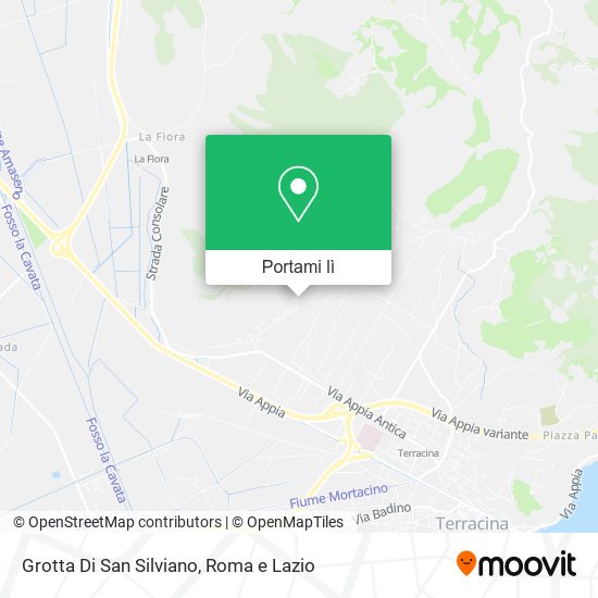 Mappa Grotta Di San Silviano