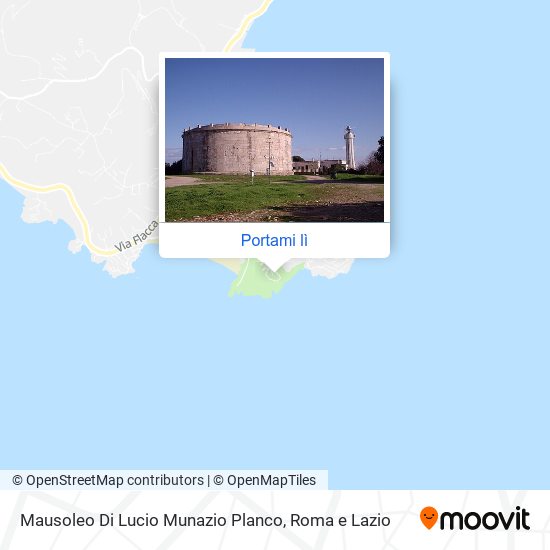 Mappa Mausoleo Di Lucio Munazio Planco