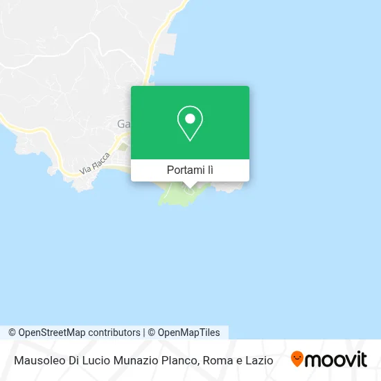Mappa Mausoleo Di Lucio Munazio Planco