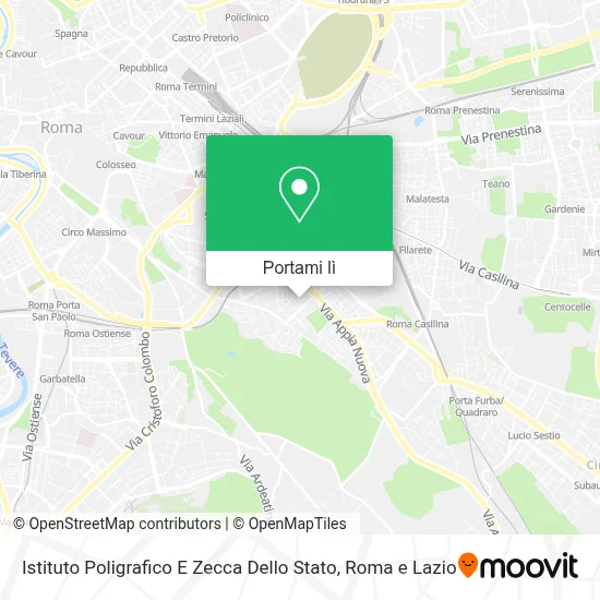 Mappa Istituto Poligrafico E Zecca Dello Stato