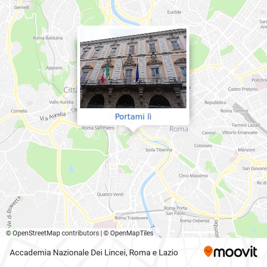 Mappa Accademia Nazionale Dei Lincei