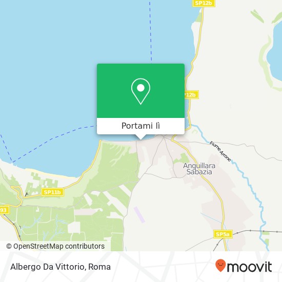 Mappa Albergo Da Vittorio