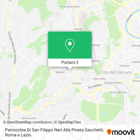 Mappa Parrocchia Di San Filippo Neri Alla Pineta Sacchetti