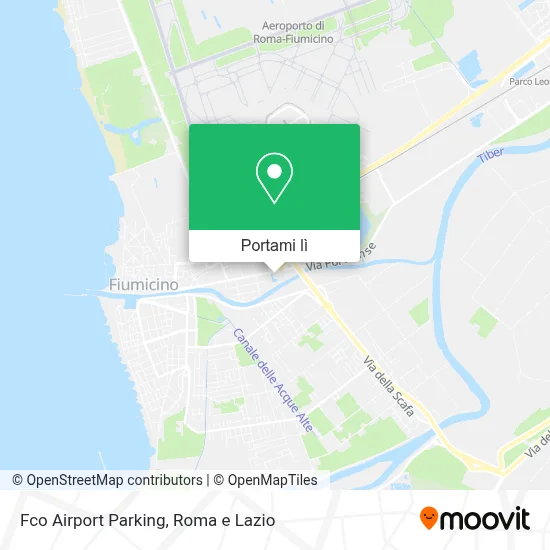 Mappa Fco Airport Parking