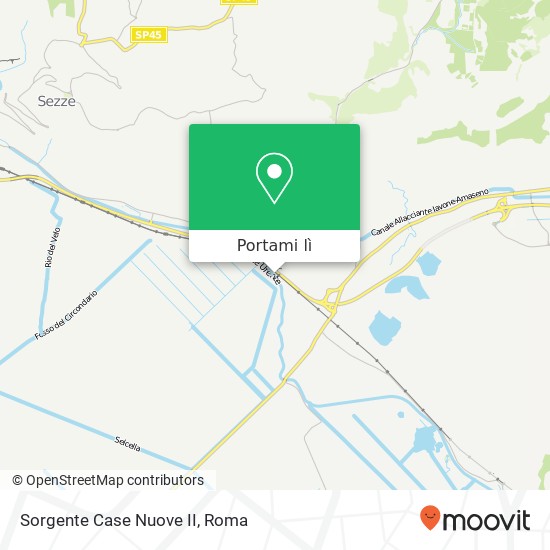 Mappa Sorgente Case Nuove II