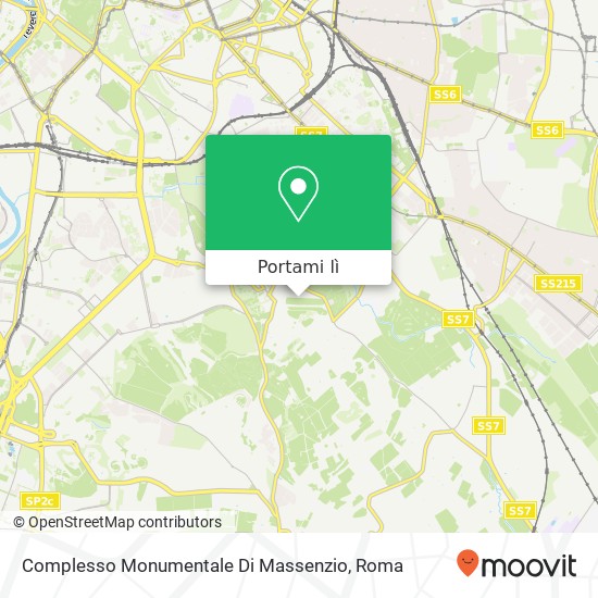 Mappa Complesso Monumentale Di Massenzio