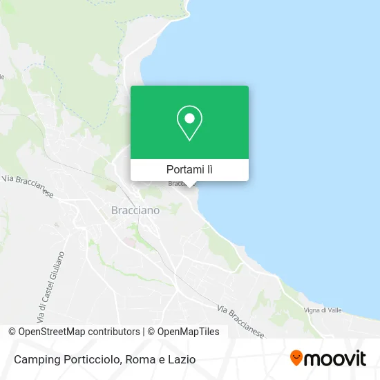 Mappa Camping Porticciolo