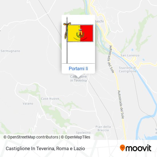 Mappa Castiglione In Teverina