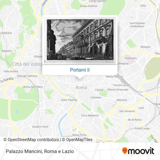 Mappa Palazzo Mancini