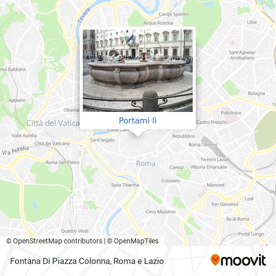 Mappa Fontana Di Piazza Colonna