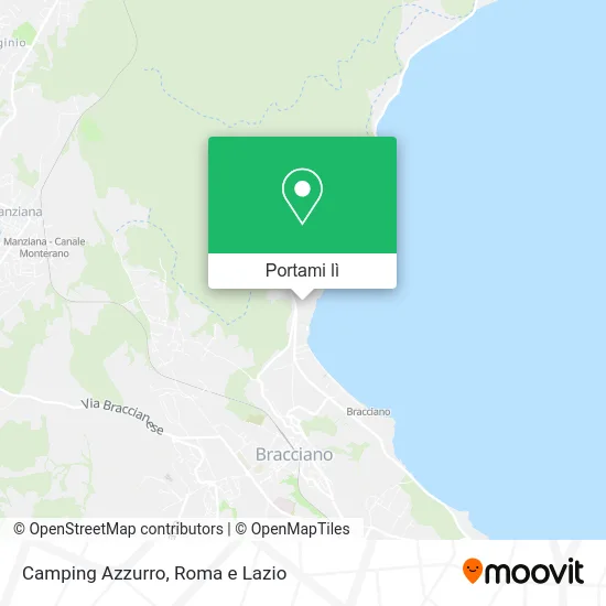 Mappa Camping Azzurro