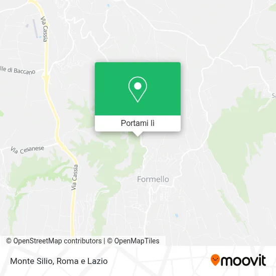 Mappa Monte Silio