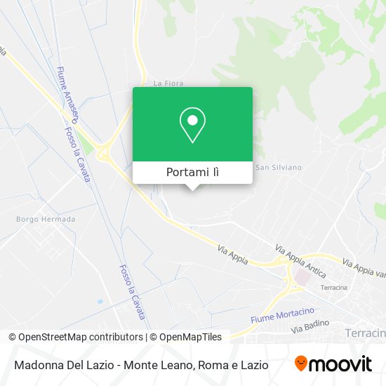 Mappa Madonna Del Lazio - Monte Leano