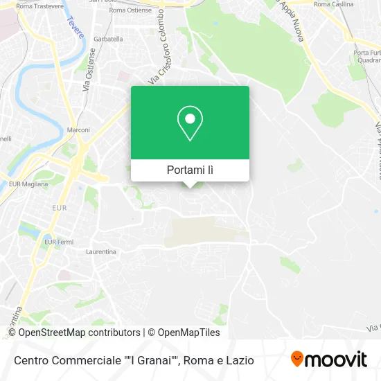 Mappa Centro Commerciale ""I Granai""
