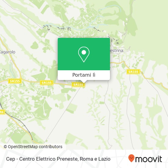 Mappa Cep - Centro Elettrico Preneste