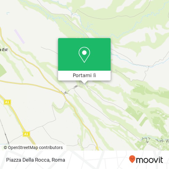 Mappa Piazza Della Rocca