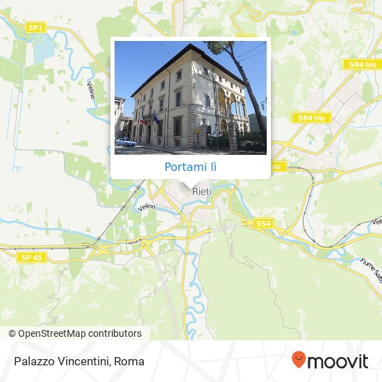 Mappa Palazzo Vincentini