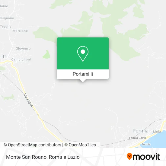 Mappa Monte San Roano