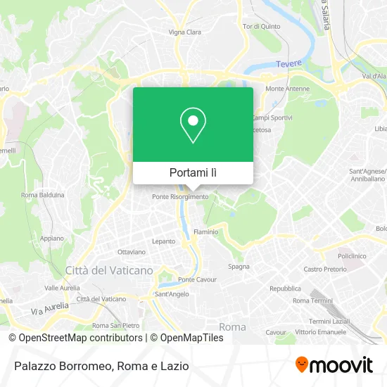 Mappa Palazzo Borromeo