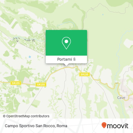 Mappa Campo Sportivo San Rocco