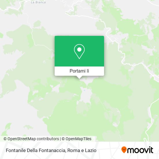 Mappa Fontanile Della Fontanaccia