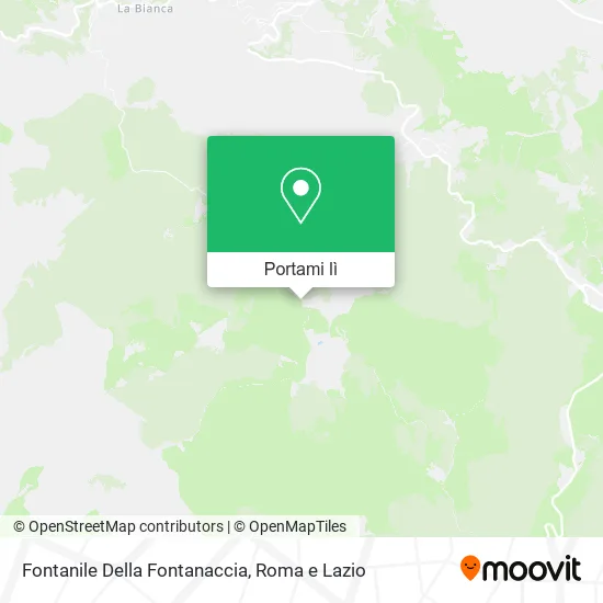 Mappa Fontanile Della Fontanaccia