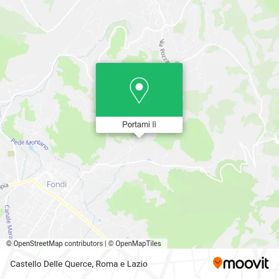 Mappa Castello Delle Querce