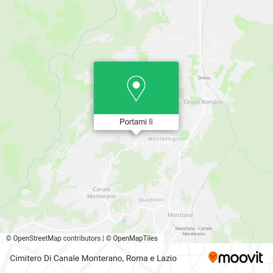 Mappa Cimitero Di Canale Monterano