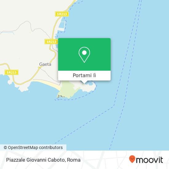 Mappa Piazzale Giovanni Caboto
