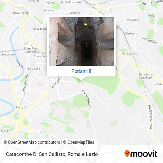 Mappa Catacombe Di San Callisto