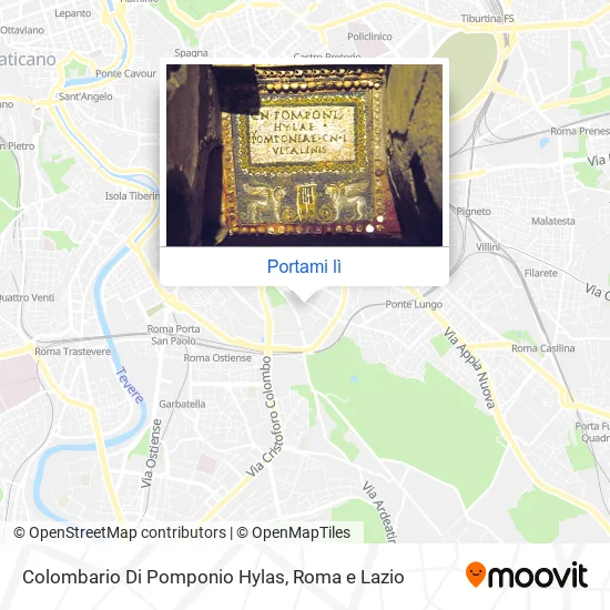 Mappa Colombario Di Pomponio Hylas