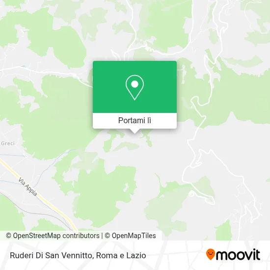 Mappa Ruderi Di San Vennitto