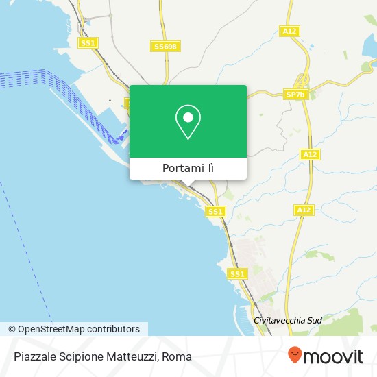 Mappa Piazzale Scipione Matteuzzi