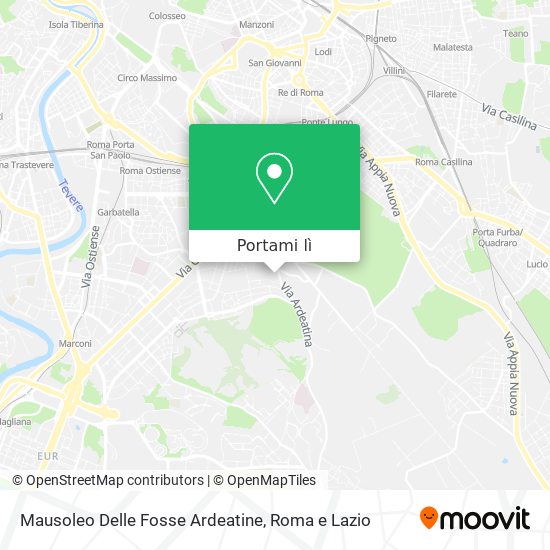 Mappa Mausoleo Delle Fosse Ardeatine