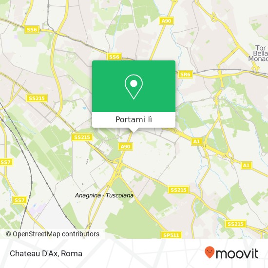 Mappa Chateau D'Ax