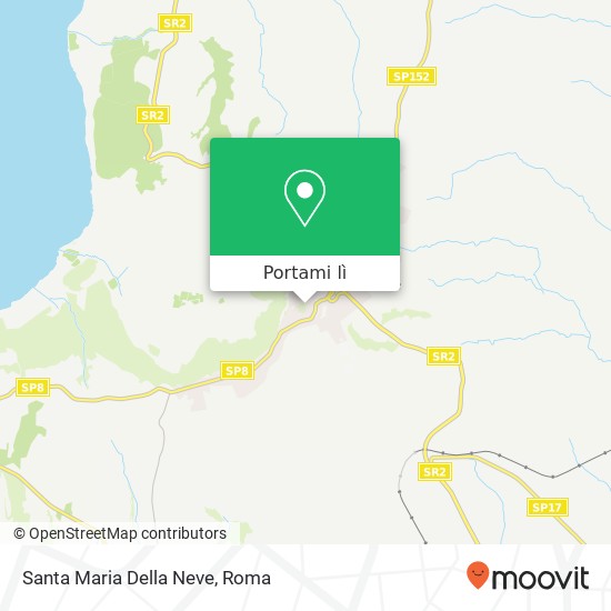 Mappa Santa Maria Della Neve