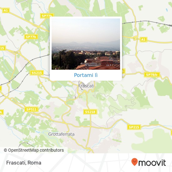 Mappa Frascati