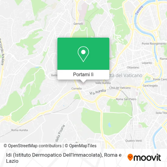 Mappa Idi (Istituto Dermopatico Dell'Immacolata)