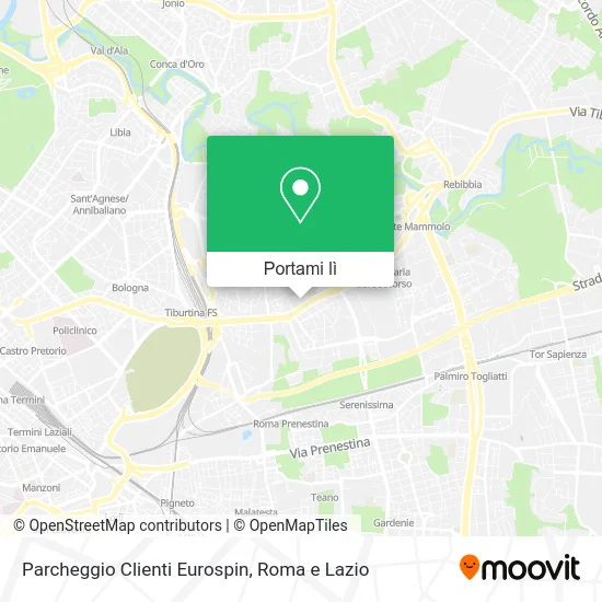 Mappa Parcheggio Clienti Eurospin