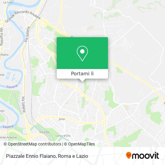 Mappa Piazzale Ennio Flaiano