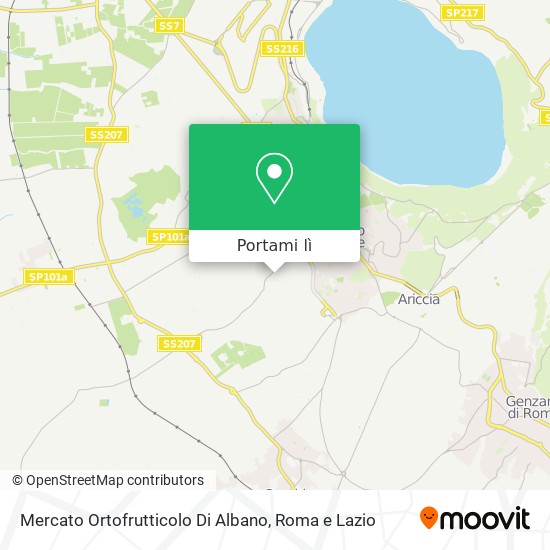 Mappa Mercato Ortofrutticolo Di Albano