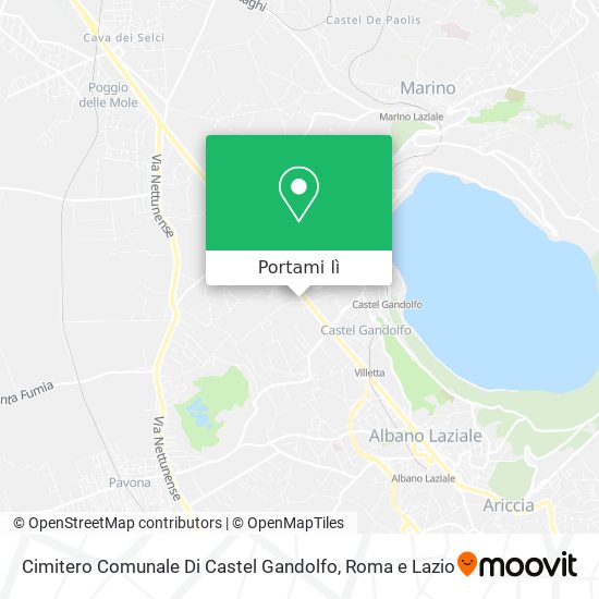 Mappa Cimitero Comunale Di Castel Gandolfo